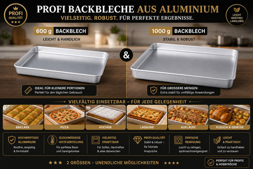 Teglia forno alluminio 800 - teglia,