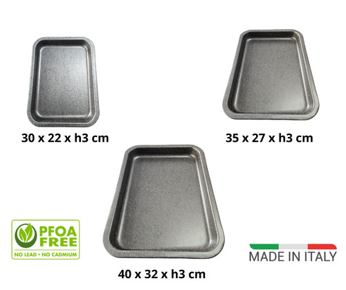 Teglia rettangolare bassa - rettangolare, per
