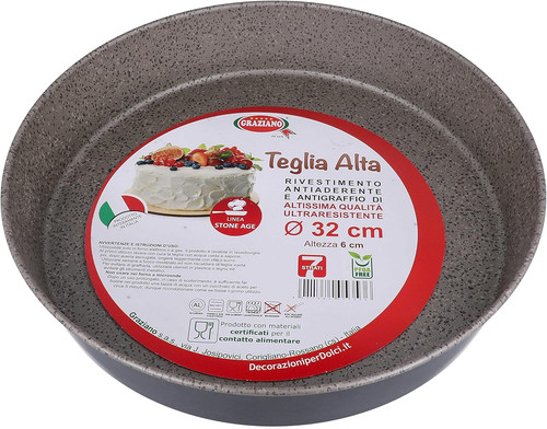 Teglia tonda realizzata - teglia,